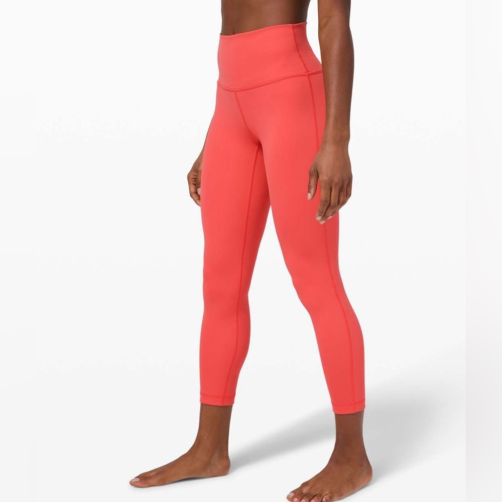 Lululemon Wunder Under High-Rise 7/8 Tight *Luxtreme 25" Watermelon Red Size 10